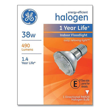 GE Energy-efficient Par20 Halogen Bulb, 38 W, Soft White freeshipping - TVN Wholesale